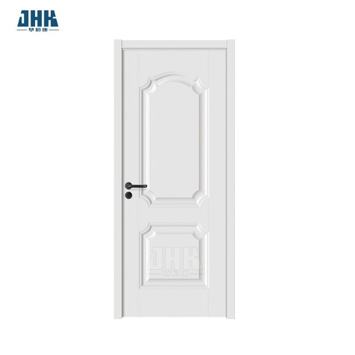Puertas internas plegables de 6 paneles pintadas en blanco contemporáneo