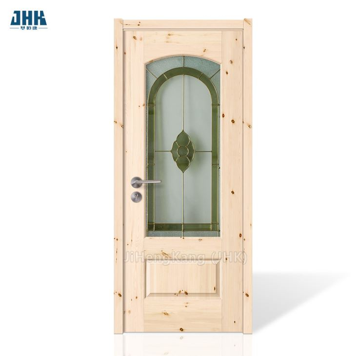 Puertas sólidas de madera compuesta de plástico interior comercial WPC (JHK-W005)