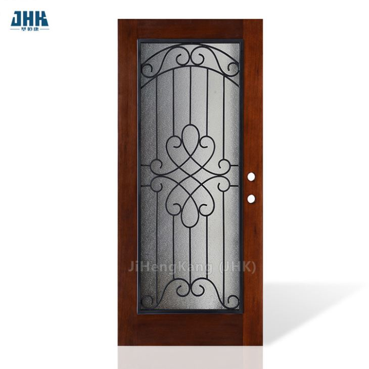 Puertas delanteras de madera de estilo abatible y material de la puerta de MDF