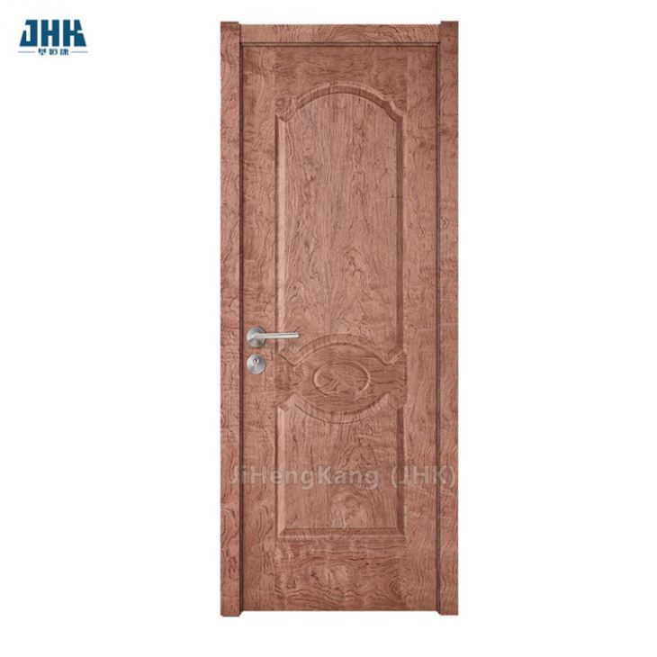 Chapa de plástico de PVC de madera de pino interior de 5 paneles de puertas de panel agitador interior (JHK-SK03-1)