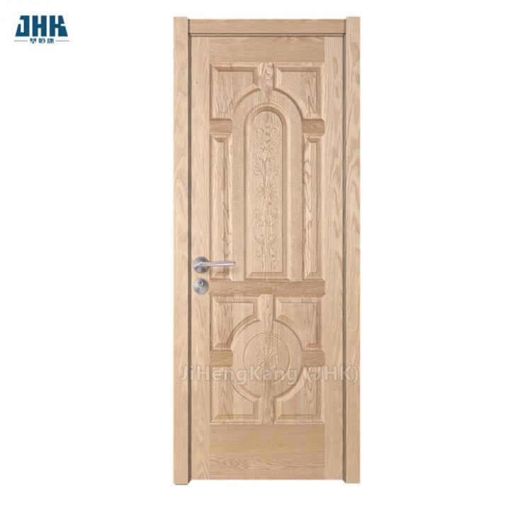 Venta caliente de diseño plano económico de una sola puerta de madera de chapa