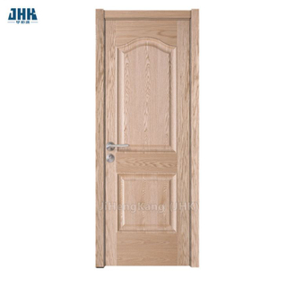Puerta de chapa de madera maciza de diseño superior en arco