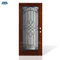 Nuevo diseño interior de puerta de madera maciza de caoba francesa
