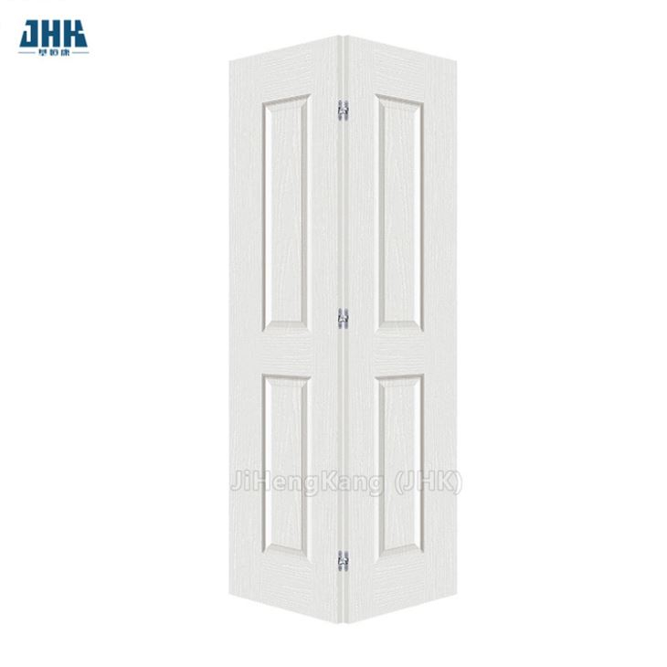 Puertas de armario plegables estilo agitador de chapa de nogal negro de 3 paneles de Polywood (JHK-SK07-2)